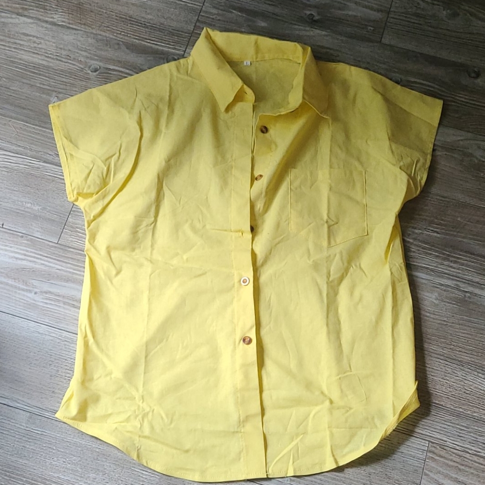 Yellow blouse